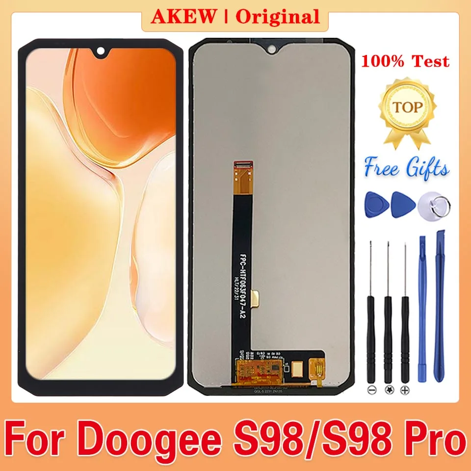ARSSLY OLED LCD Écran Pour Doogee S59 PRO Display Pour Doogee S59 PRO Digitizer Écran Tactile Remplacement Assemblée Avec Outils(5,71", Noir