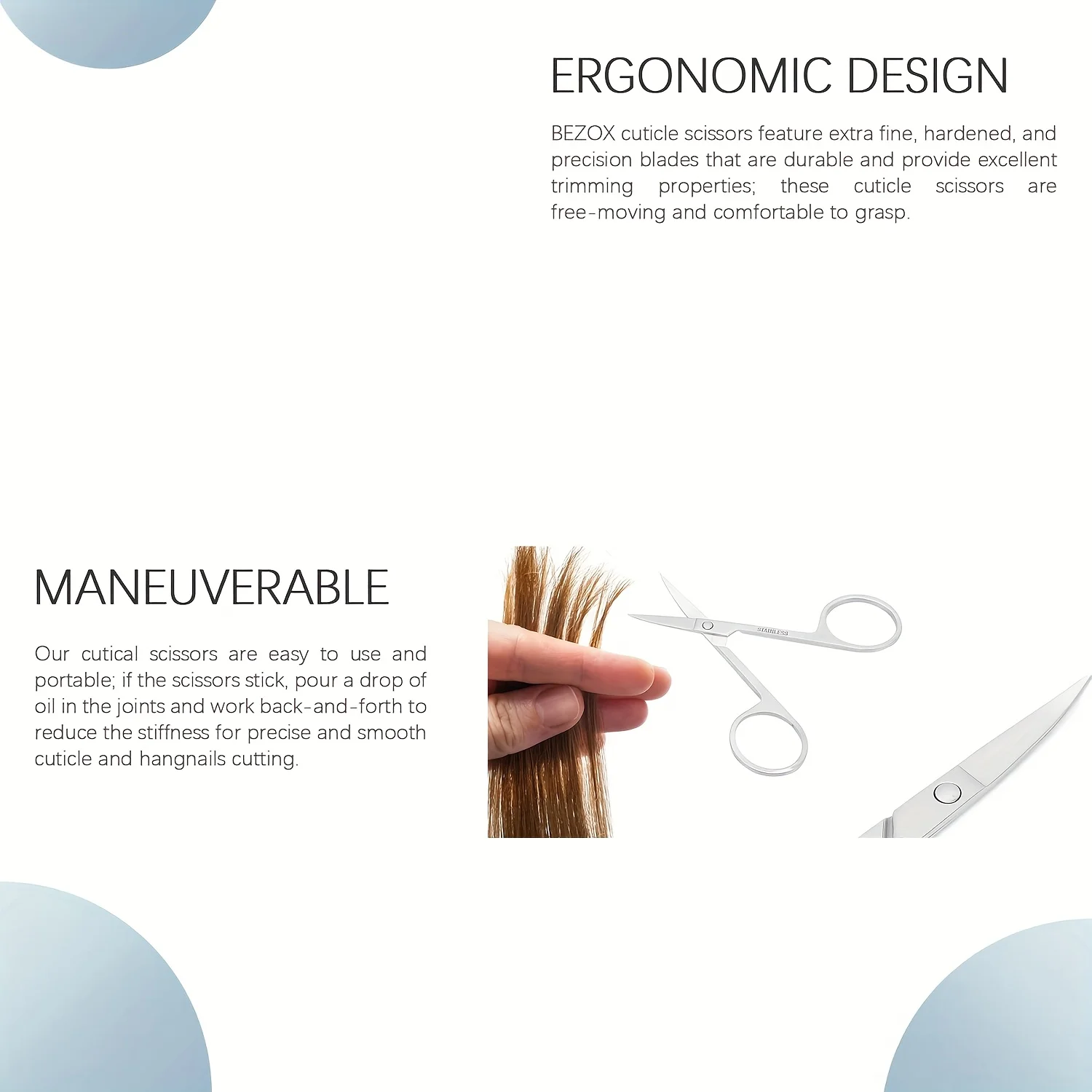 مقص تقشير الجمال للعناية بالبشرة