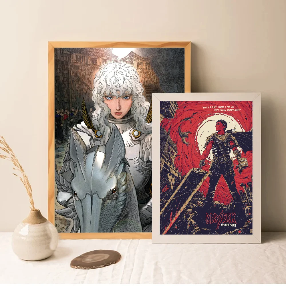 ベルセルク-日本の古典的なアニメ映画のポスター,HD品質のポスター