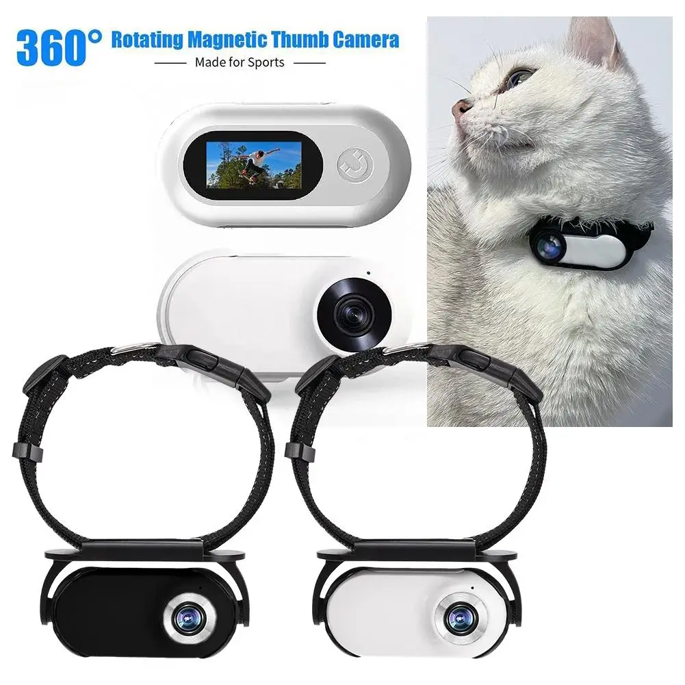 

Pet Collar Camera For Pet Cameras And Motion Record With 120 Wide Angle Lens Portable Stable Sport Action Body Camera Rotat O5K5