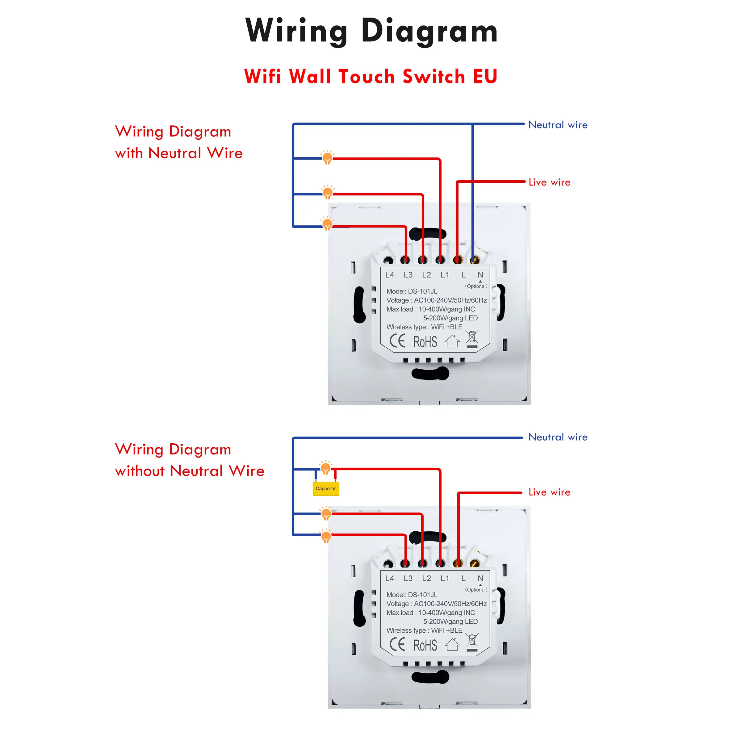 gang touch panel switch ue eua neutro 04