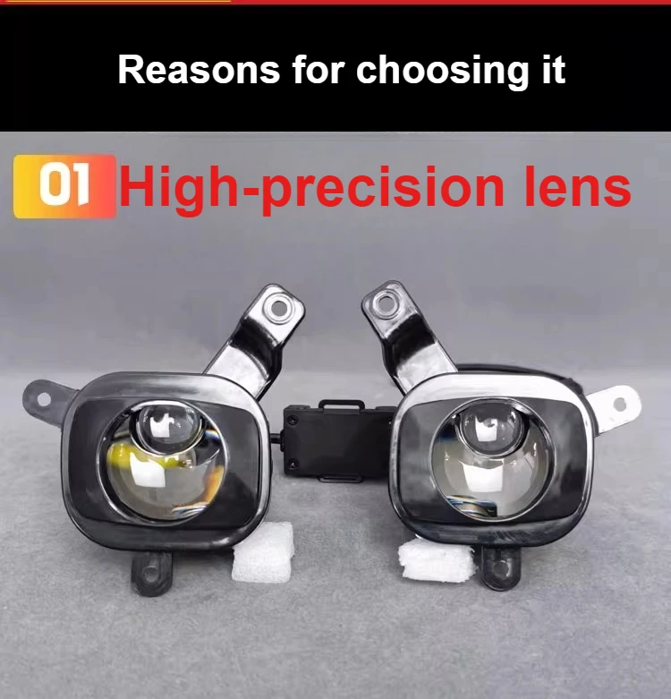 For Chery Jetour T1 T2 2022 2023 2024 2025 Car Front Bumper Fog Light Upgrade LED 2.0 High-Brightness Lens Fog Driving Lights detail image 4