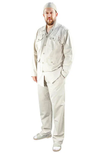 

IQRAH Men Safari Suit Krem-1171