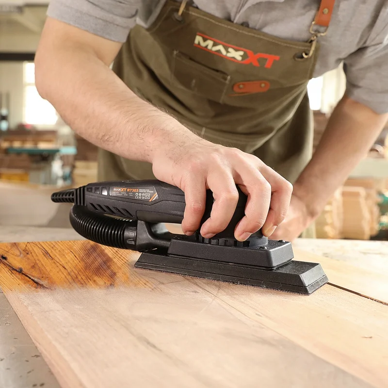 MAXXT Quality Electric Square Mini Orbital Sander 70x198mm Brushless Sanding Machine 350W Power Orbital Car Polishing Machine 6
