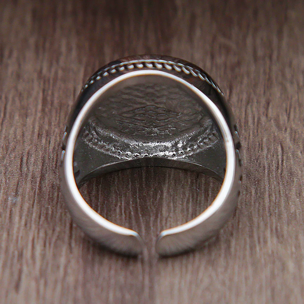 Stainless Steel Ring Finger Ring Jewelry Accessories Vintage Viking Tree Of Life Ring For Men Nordic Mythology Stainless Steel Yggdrasils Ring Fashion Amulet Viking Jewelry Gift