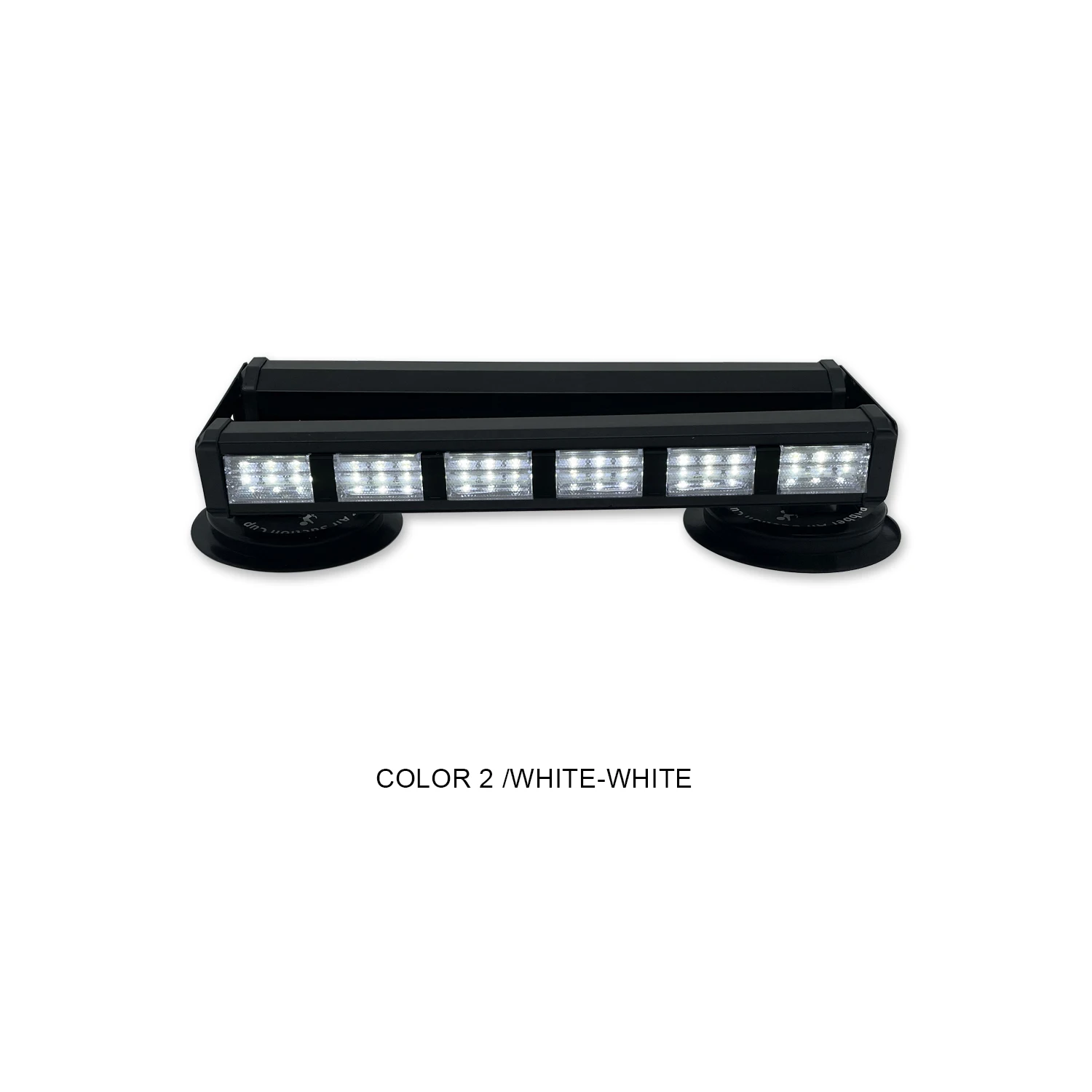 LED Light Bar Double Row Car Flash Middle Net Light Led Car Warning Ceiling Bumper Light Work Signal