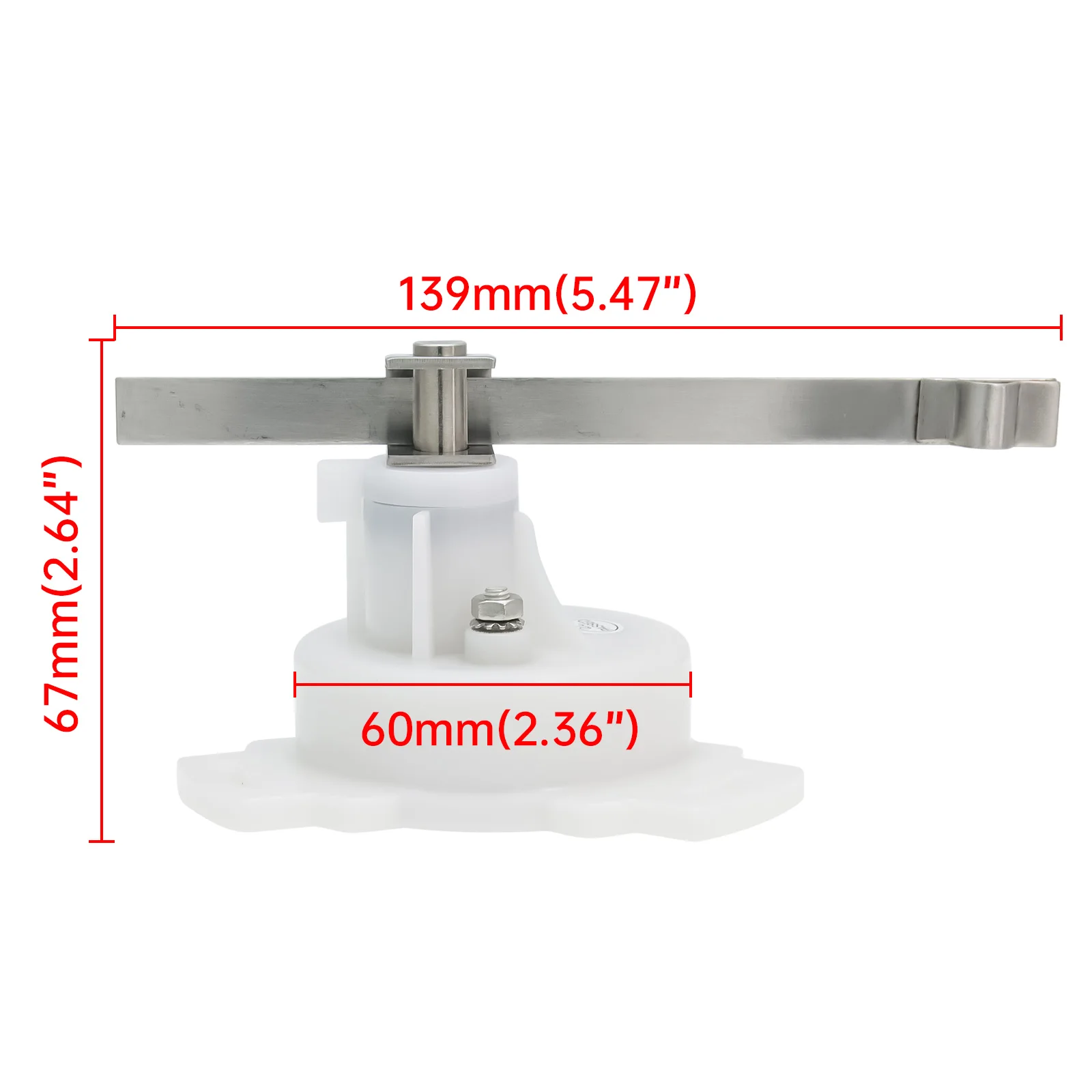 트림 게이지 센서, 7 색 LED 백라이트, 12V 24V 자동 보트 해양 보트 차량용, 0-190 옴, 업 다운, 52mm, 0-190 옴