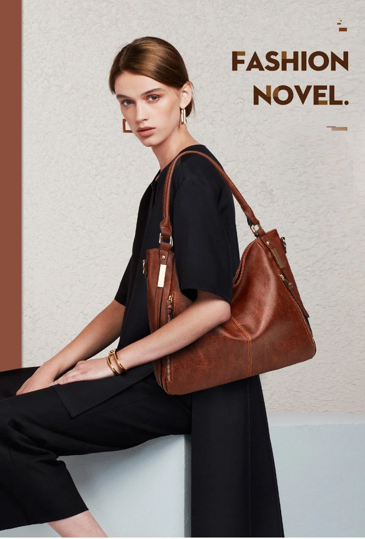 

Purses for Women Designer PU Leather Handbags Hobo Bags Ladies Shoulder Crossbody Bags
