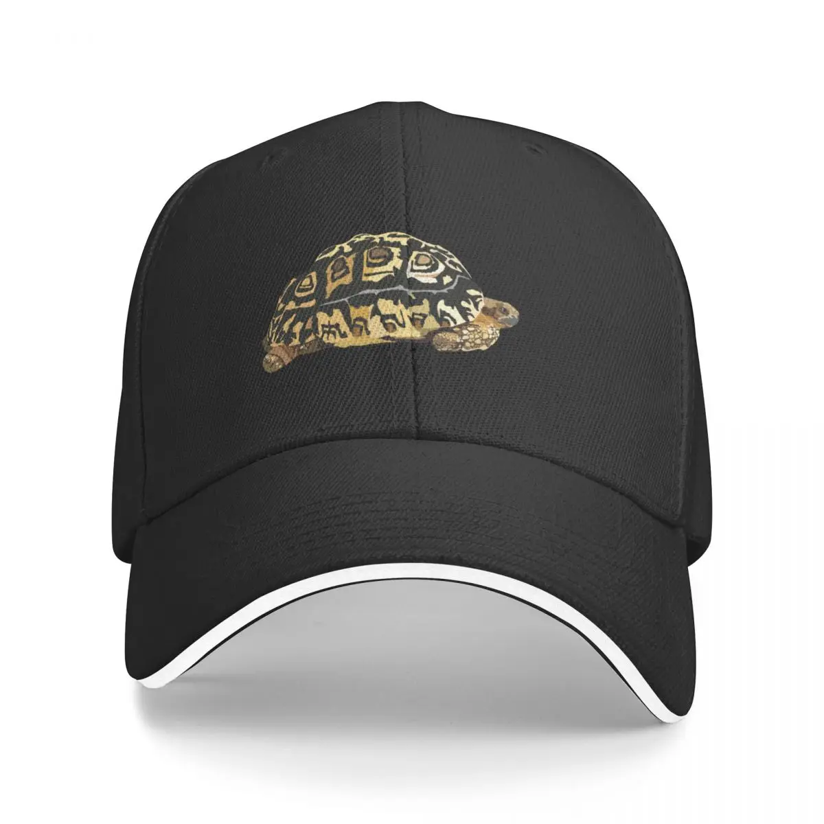 

L is for Leopard Tortoise Baseball Cap Sunscreen custom Hat Elegant Women's Hats Men's
