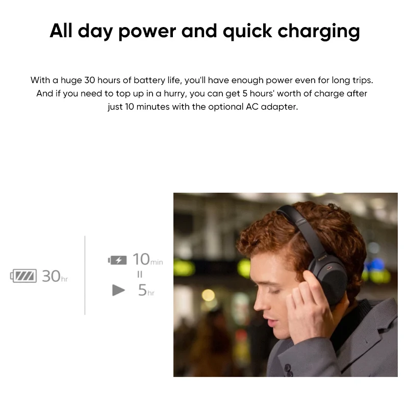 Sony WH 1000XM4 Bluetooth Wireless Headphone Sony XM4 Sony 1000XM4 ANC LDAC  Hi-res Headset Support Alexa Google Assistant - AliExpress