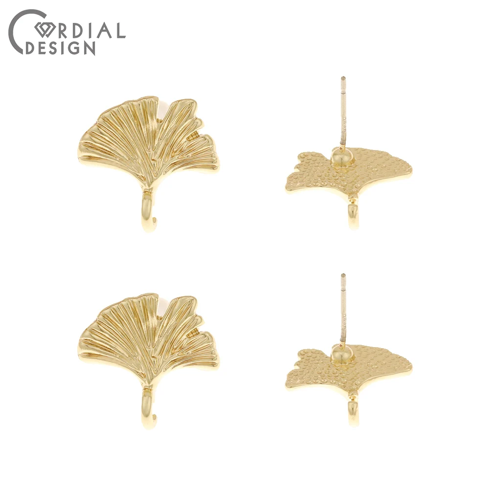 

Cordial Design 100Pcs 16*16MM Jewelry Accessories/Hand Made/DIY Parts/Leaf Shape/Earring Findings/Jewelry Making/Earrings Stud