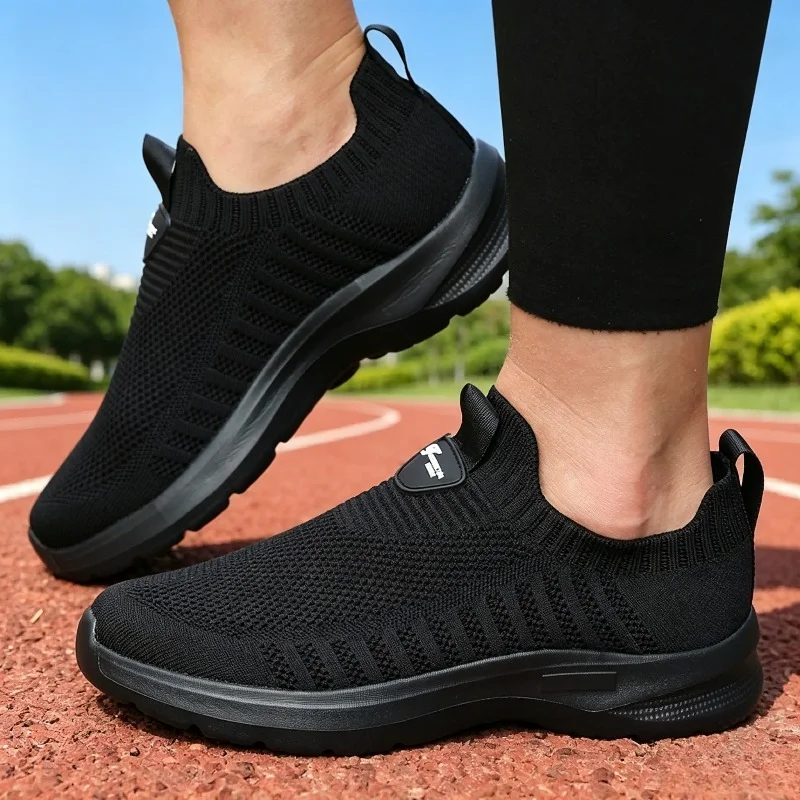 Men's Minimalist Lightweight Slip-On Sneakers - Casual Designer Walking Shoes