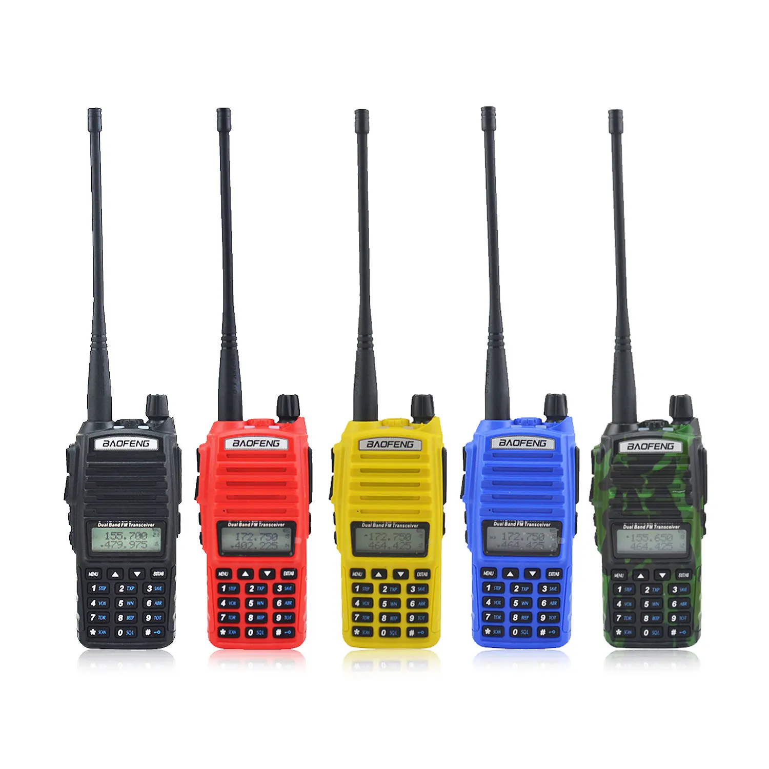 Рация Baofeng UV-82 5W 128Ch VHF136-174MHz UHF400-520MHz Двухдиапазонная двойная PTT переключатель FM двухстороннее радио с гарнитурой