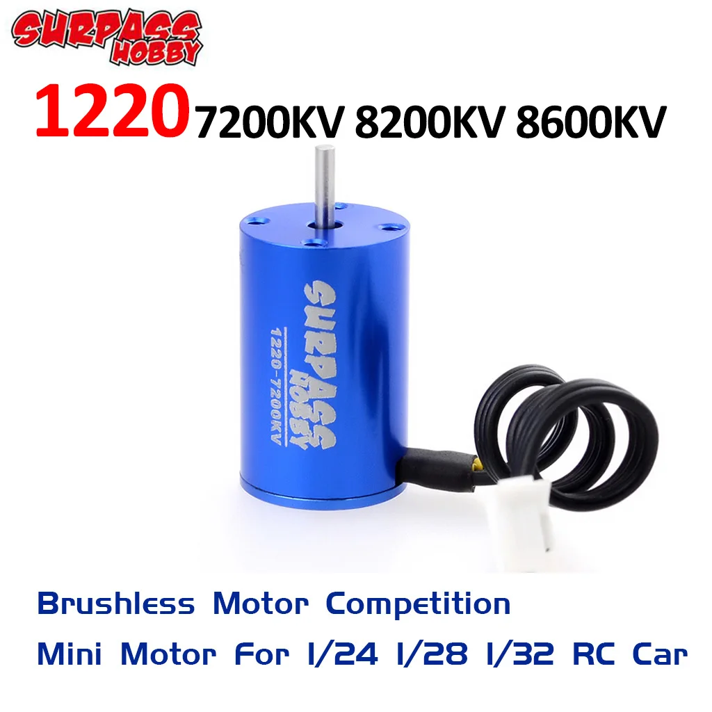 

SURPASS HOBBY 1220 Waterproof Brushless Mini Micro Motor for 1/24 1/28 1/32 RC Car Kyosho MINI-Z Racer Buggy Monster
