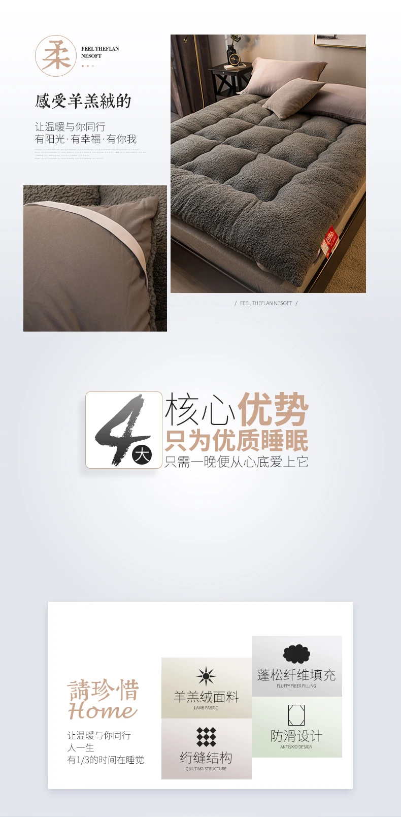 Description Picture 3 of itemDropshipping Customizable Size Mattress Soft Mattress Home Tatami Mat Was The Floor Mat Student ZHA15A-82599