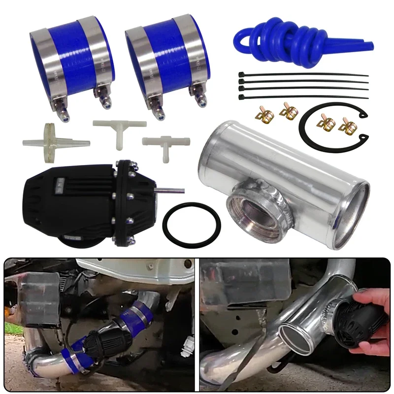

Universal SQV SSQV IV Sequential Blow Off Valve Kit & 2.75"/70mm Adapter Flange