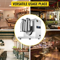 VEVOR Milk Tea Shaker Double Frame Milk Tea Shaking Machine 400r/M Stainless Steel Auto Tea Milk Making Machine Boba Milk Tea 2