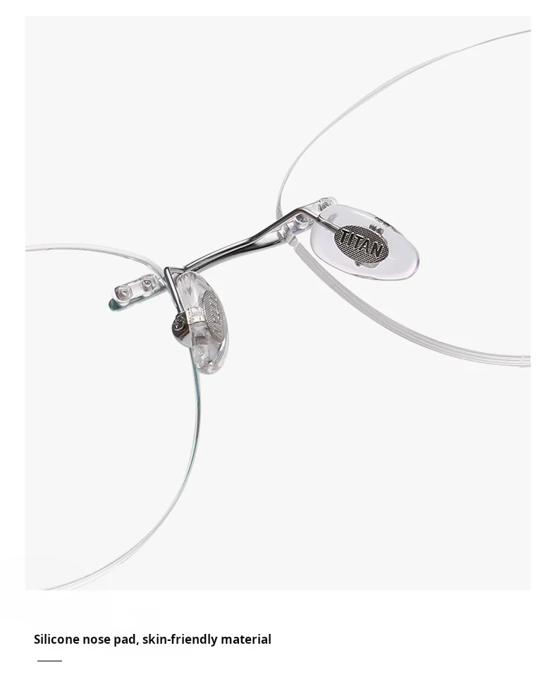 Yimaruili Women's Rimless Oval Cat Eye Eyeglasses Image 11