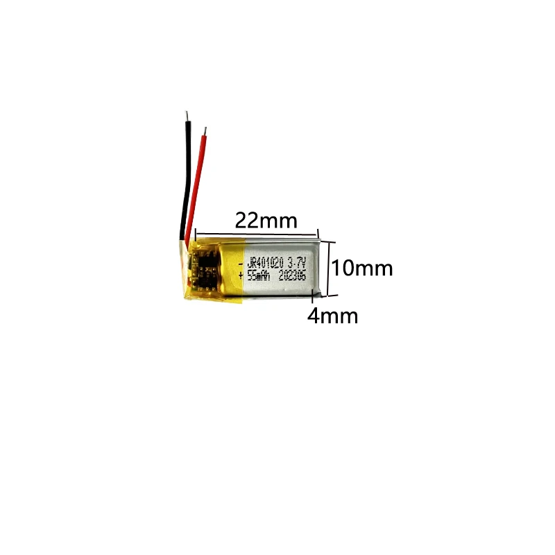 

3.7v 55mah 401020 Polymer Li-Ion Battery For Electric Toothbrush