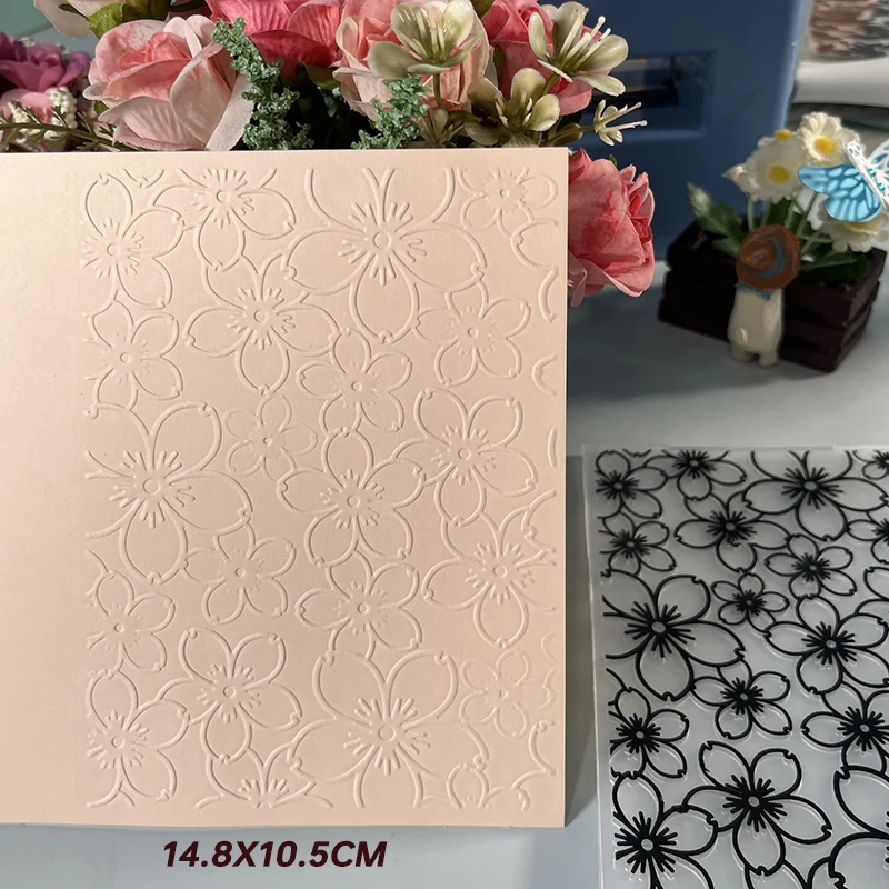 Crafts Plastic Embossing Folder Collection 3 DUOFEN Paper Embossing Flower Mold Christmas Birthday New Year day wedding plastic embossing folder embossing folder