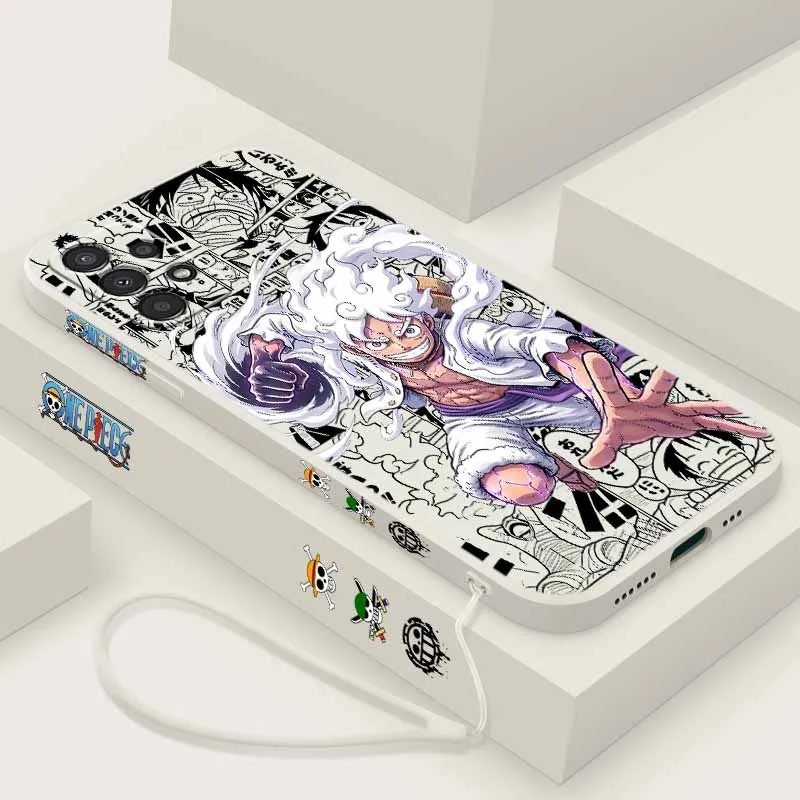 Enhanced Silicone Phone Case with Liquid Left Rope - O-One Piecer Series