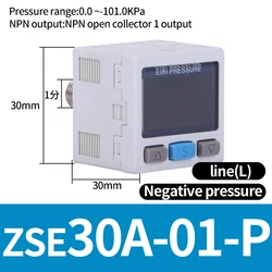 High - Precision Electronic Digital Display Pressure Switch (ZSE30A - 01 - P - L)