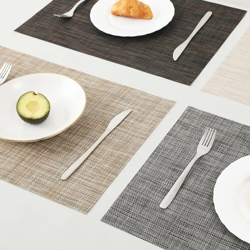 PVC Weave Placemats Set 5