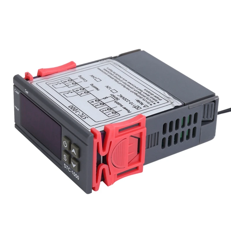 

Цифровой регулятор температуры HFES 10X 220 В/STC-/1000, термостат с NTC