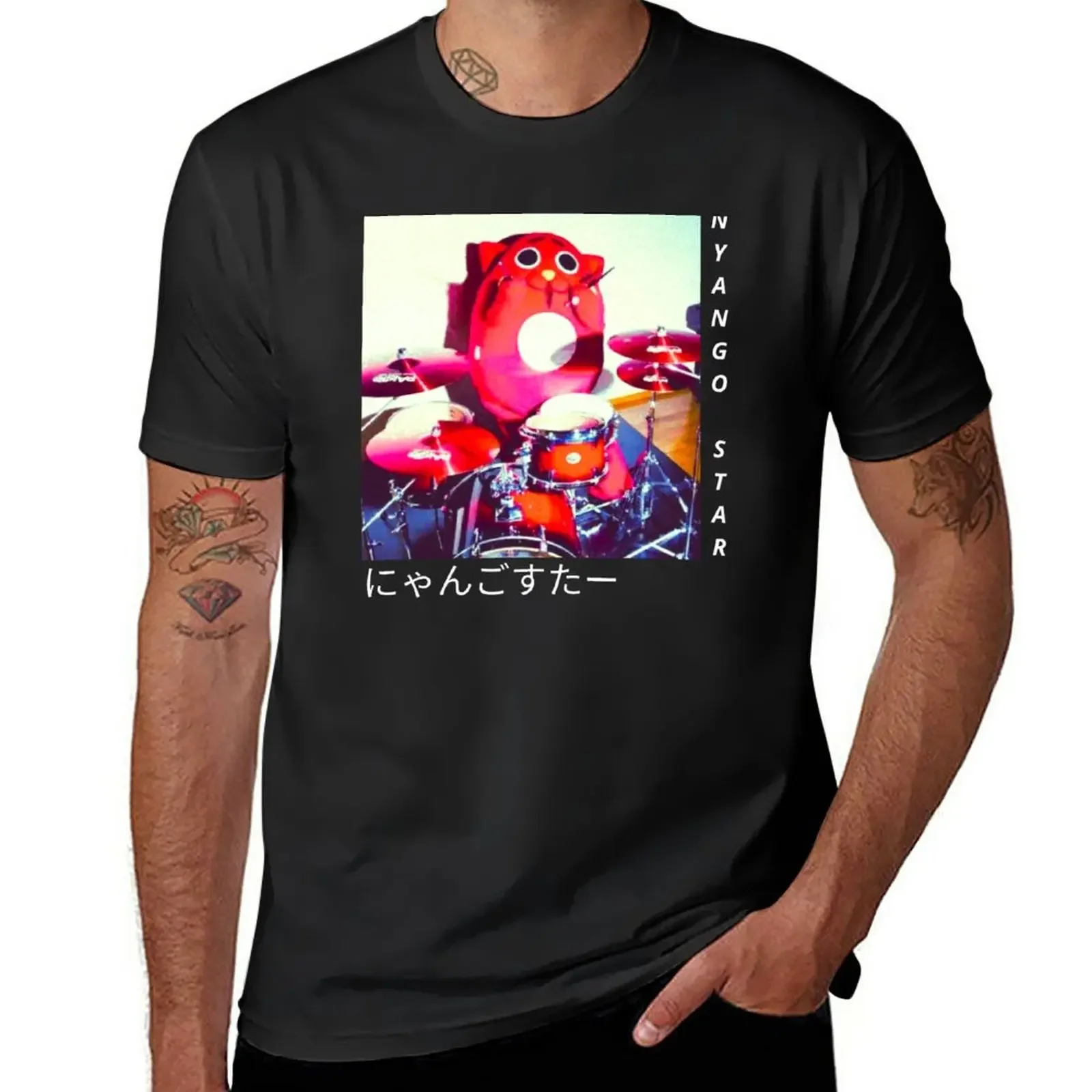 

Nyango Star Vintage T-Shirt anime clothes graphics mens graphic t-shirts funny