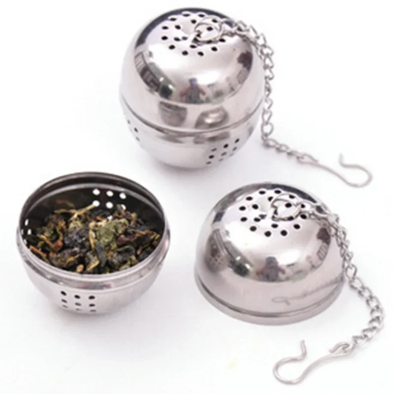 Stainless Steel Seasoning Ball Large and Small Hot Pot Spice Seasoning Ball Soup Marinade To Remove Slag and Taste
