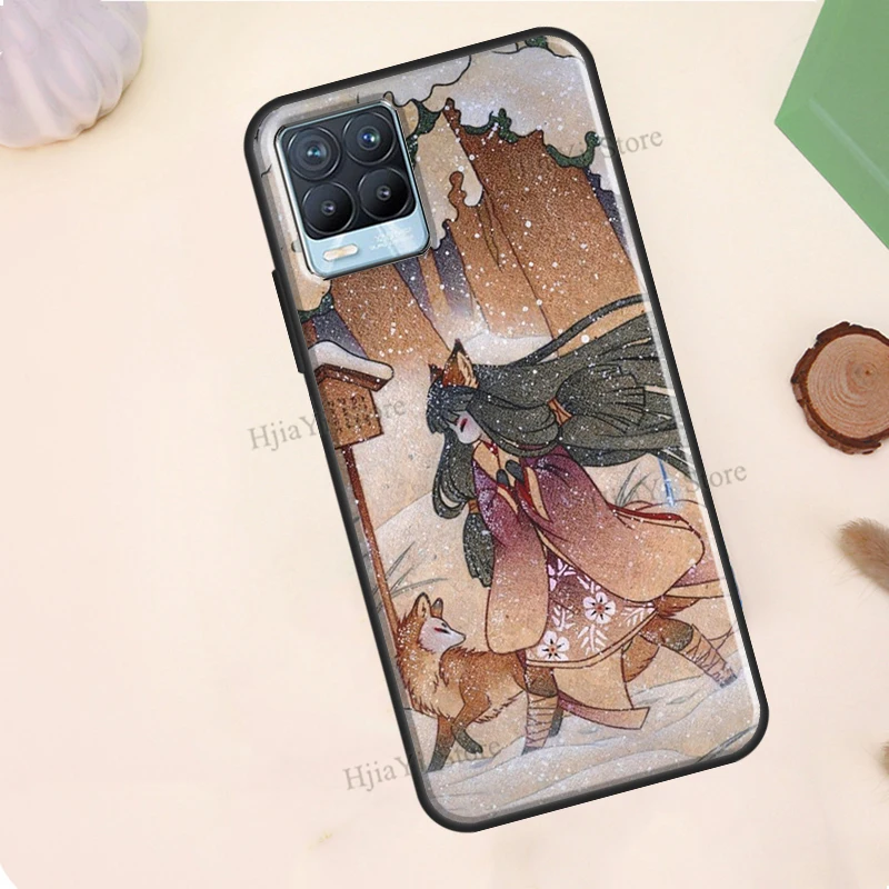 Kitsune Fox Art Phone Case - Elegant and Stylish Design
