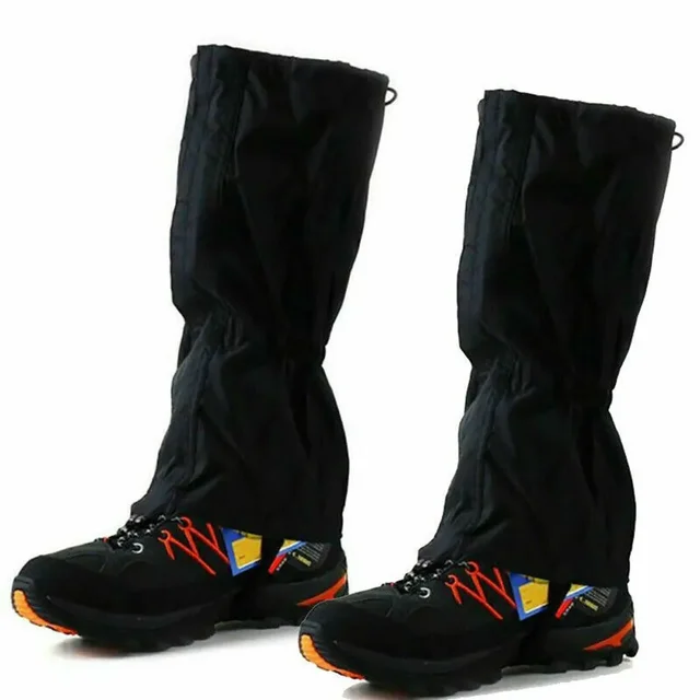 Waterproof Hiking Boot Gaiters Waterproof And Highly Breathable Black Children/Ladies/Men Polyester Fabric Snow 4