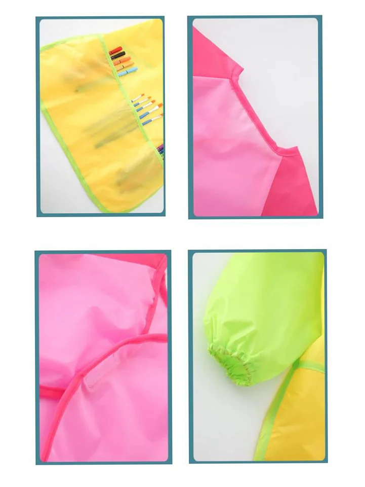 Pwshymi Blouse De Tablier De Peinture Pour Enfants Pwshymi Tablier De