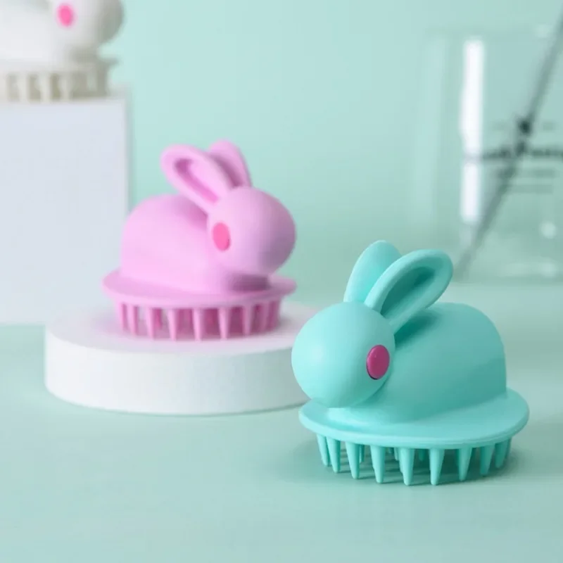 Massage Brush Finely Crafted Silicone Brush Head No Harm To The Scalp Massager Easy To Clean and Has No Sharp Edges or Corners