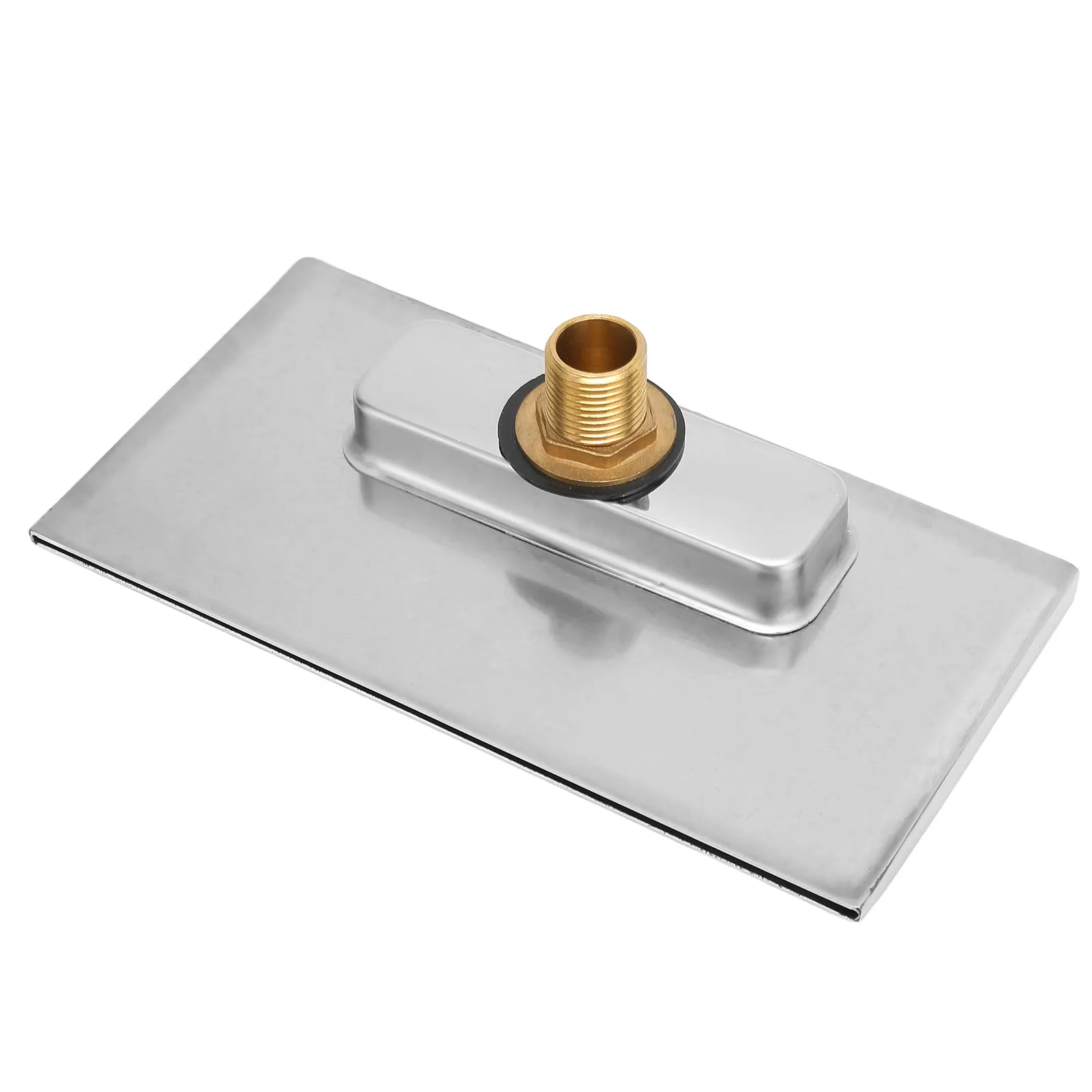 Waterfall Tub Spout G1/2 External Thread SPA Bathroom Pool Swimming Pool Silver Wall Mounted Waterfall Water Outlet Nozzle