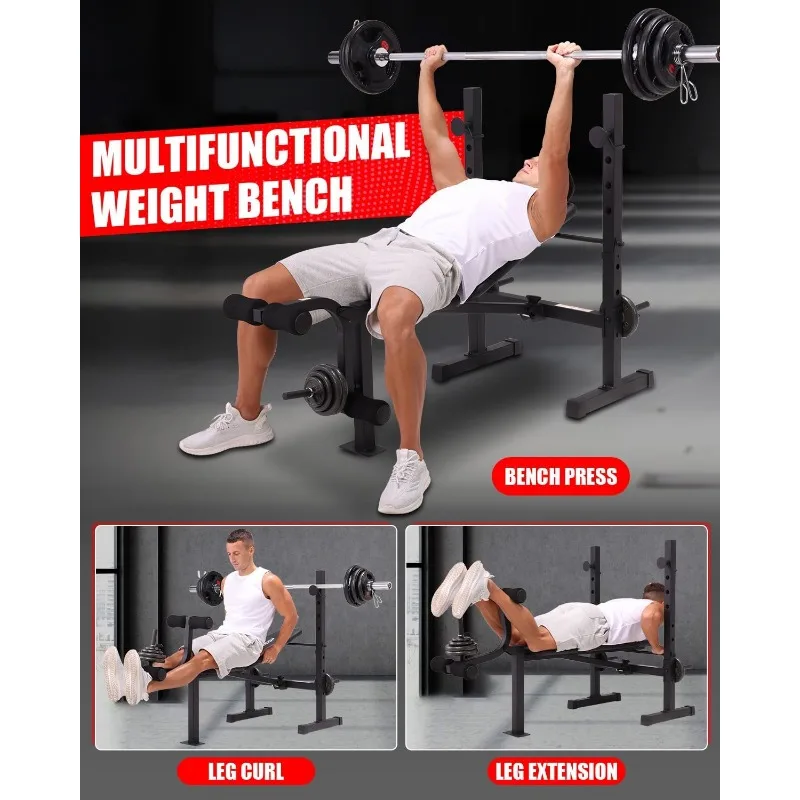 Adjustable Weight Bench Set 6