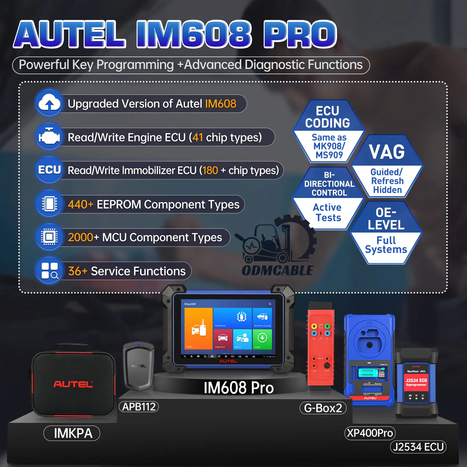 Autel-自動車診断ツール,OBD2ソケット,m608,デジタルキーフォブプログラマー,ecuコード,有効テスト36サービス,キープログラミングツール  AliExpress