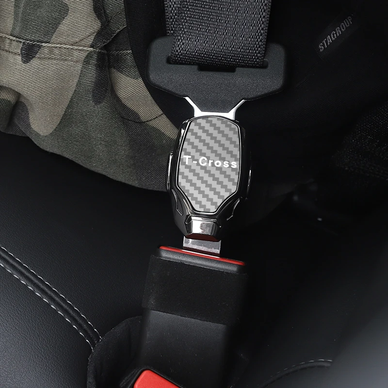 1pcs Car seat belt locker carabiner extender insurance belt insert buckle for VW T-CROSS