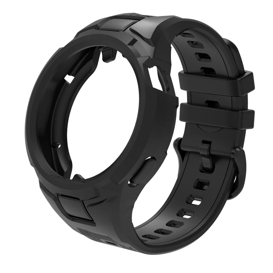 High-Quality Silicone Watchband Strap with Full Case