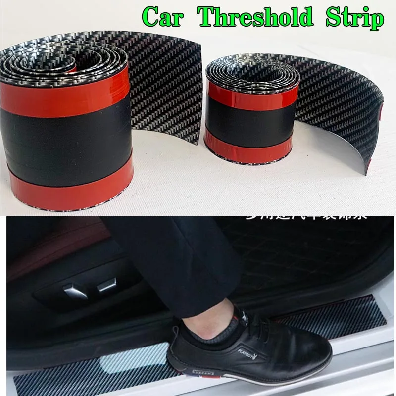 Car Threshold Strip Anti Scratch Car Stickers Car Styling Door Sill ...