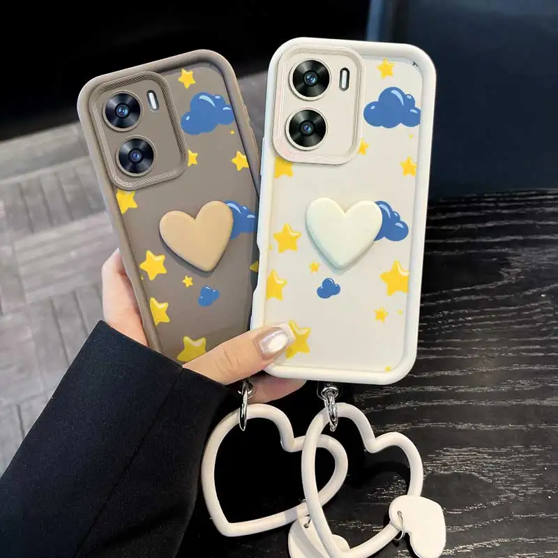 Yellow Star Phone Case Set with Lanyard and Craft Embellishments