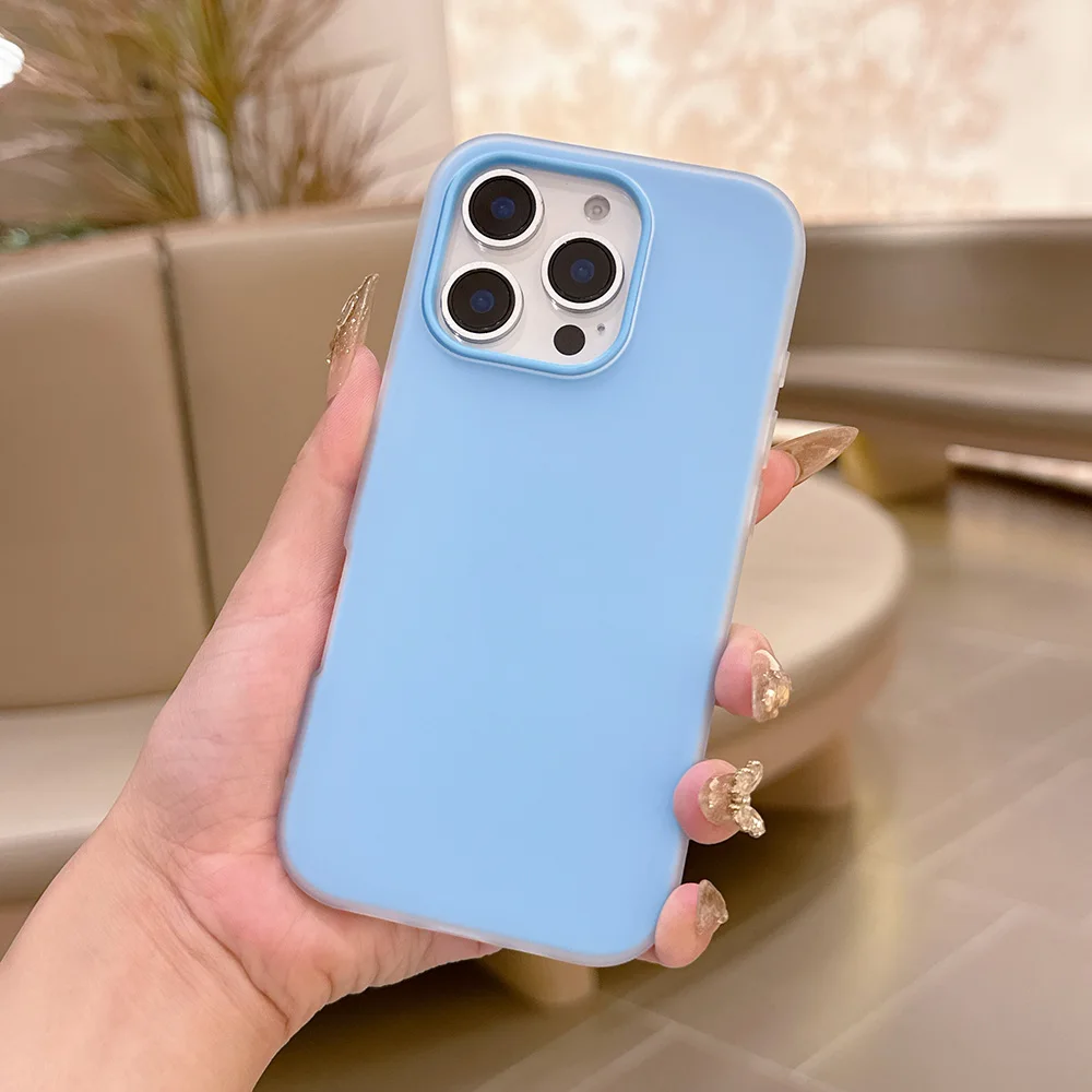 Luxury Fashion Matte Candy Color Dual-Layer Phone Case