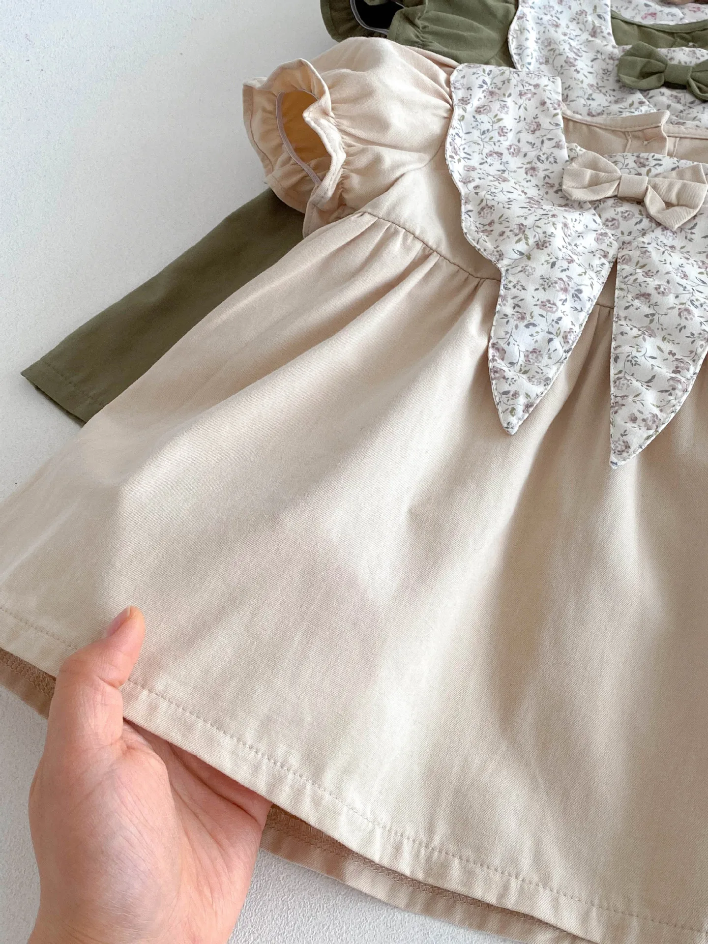 Cotton Girls Floral Dress for Summer