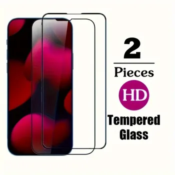 2 pezzi protezione schermo per IPhone 17 Pro Max 17Air vetro protettivo per iPhone 11 12 13 14 15 16 Pro Max XR XS Max pellicola di vetro