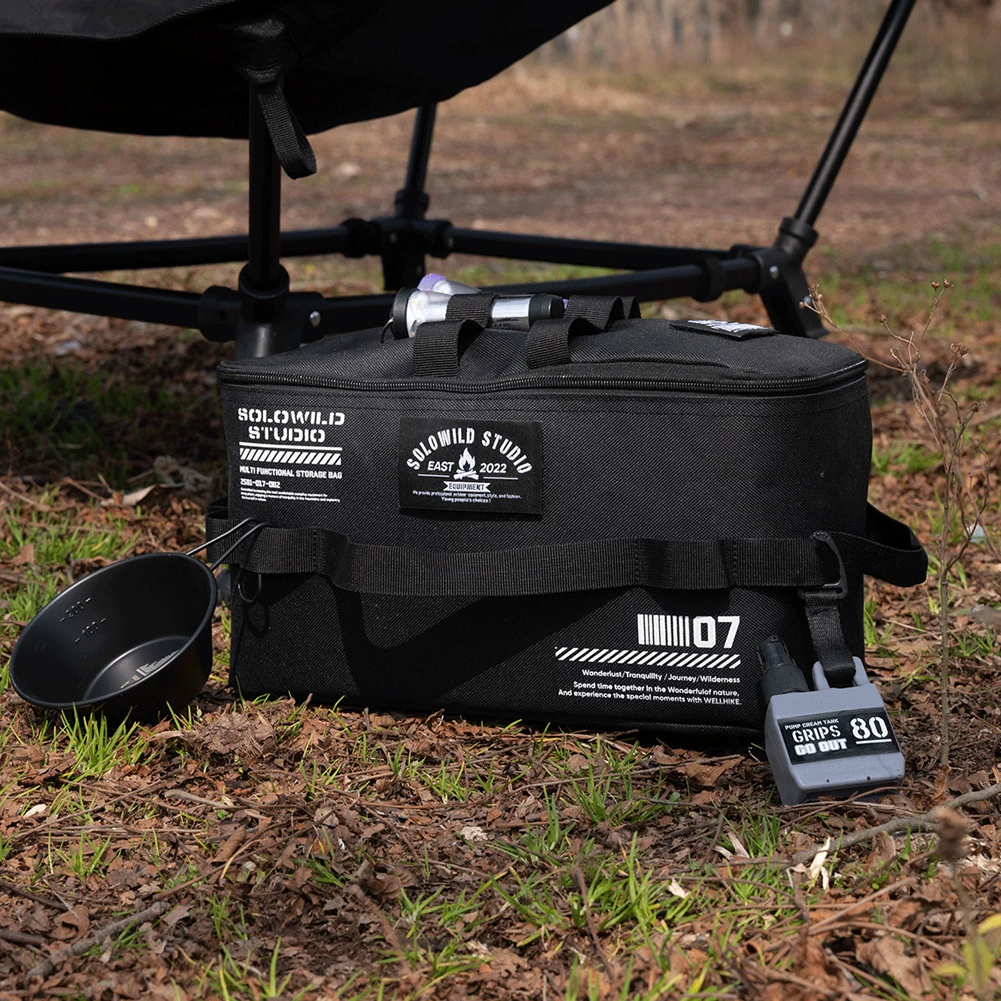 Camping Storage Bag Large Capacity Tank Stove Canister Pot Carry Bag Travel Tableware Handbag for Outdoor Hiking Picnic storage bag gas tank storage bag camping storage bag camping cookware bag