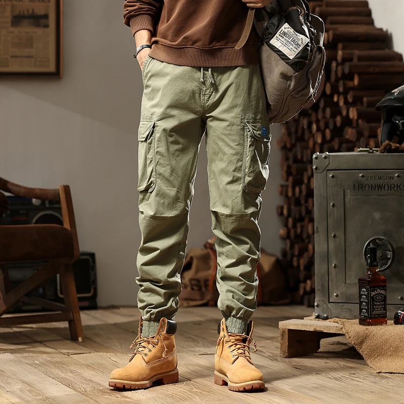 Long pants, workwear pants, 2024 new casual pants, versatile for sports and outdoor wear, high street style, fashionable and tre