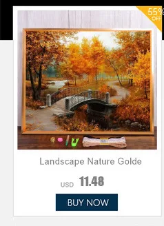 Landschaft Landschaft DIY Stickerei 11CT Kreuzstich Kits Handwerk Handarbeiten Set Gedruckt Leinwand Baumwollfaden Home Design – Detail 2