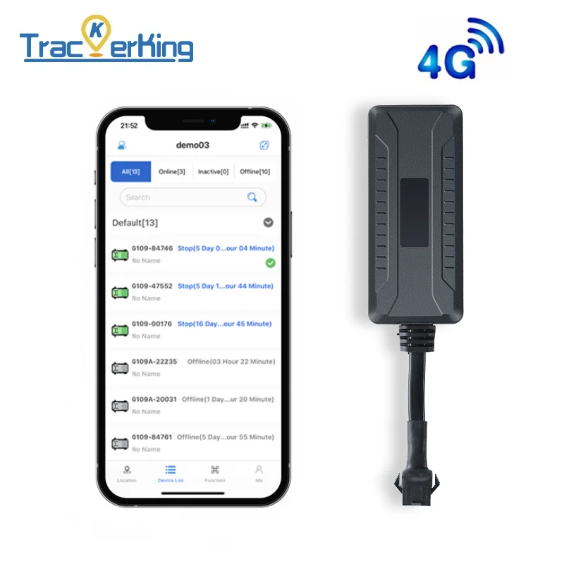 DK12 4G+2G GPS Tracker Mini TrackerKing Tracking Device With Free Platform Anatel Approve J16 4G Tracker Waterproof Free App