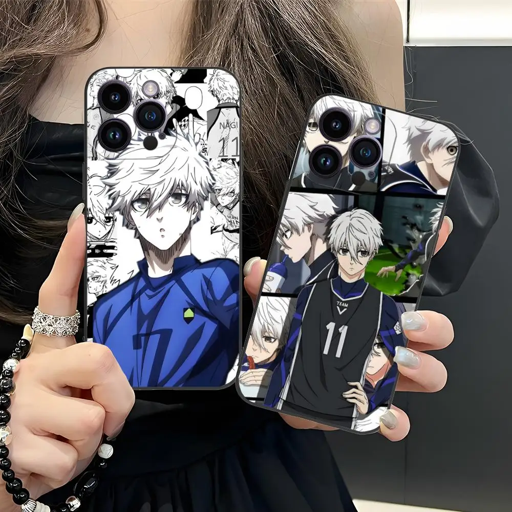 Vibrant Blue Lock Nagi Seishiro Phone Case - Colorful & Stylish Protective Cover