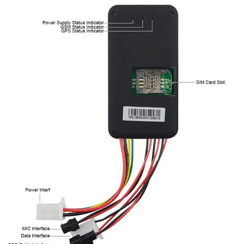GPS tracker 1PCS GT06 For Vehicle Car ACC Anti-theft Open Door Alarm SOS gps tracker car tracker